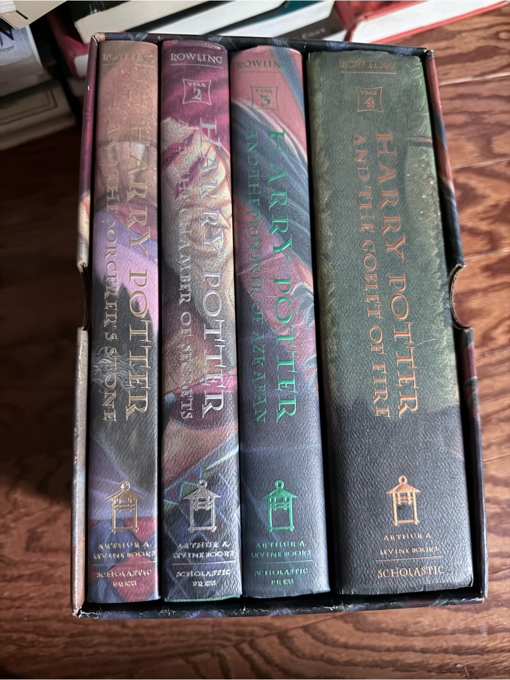 Scholastic Harry Potter Set 1~4 hardcovers